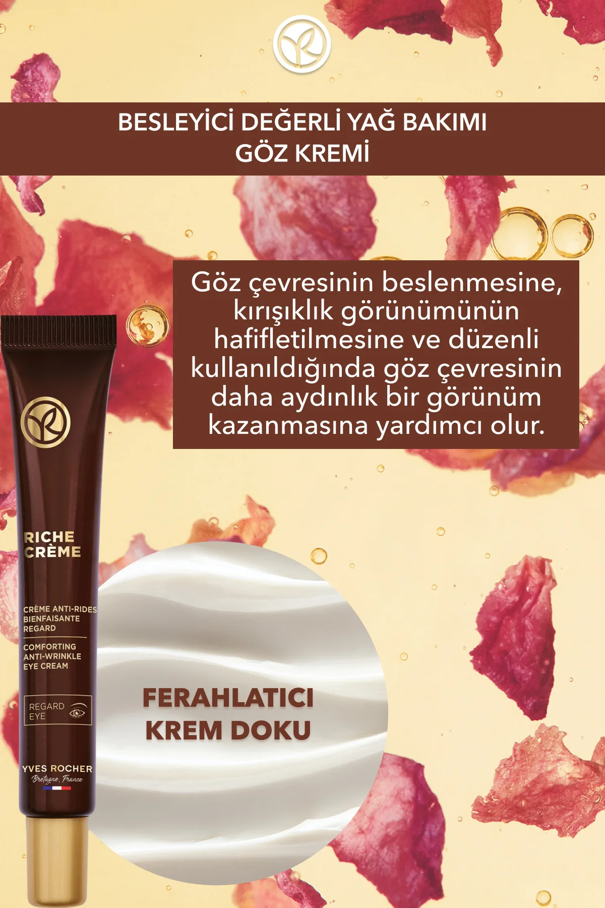 Göz Kremi - Besleyici Yaşlanma Karşıtı Değerli Yağ Bakımı / Riche Creme-14 ml-26499