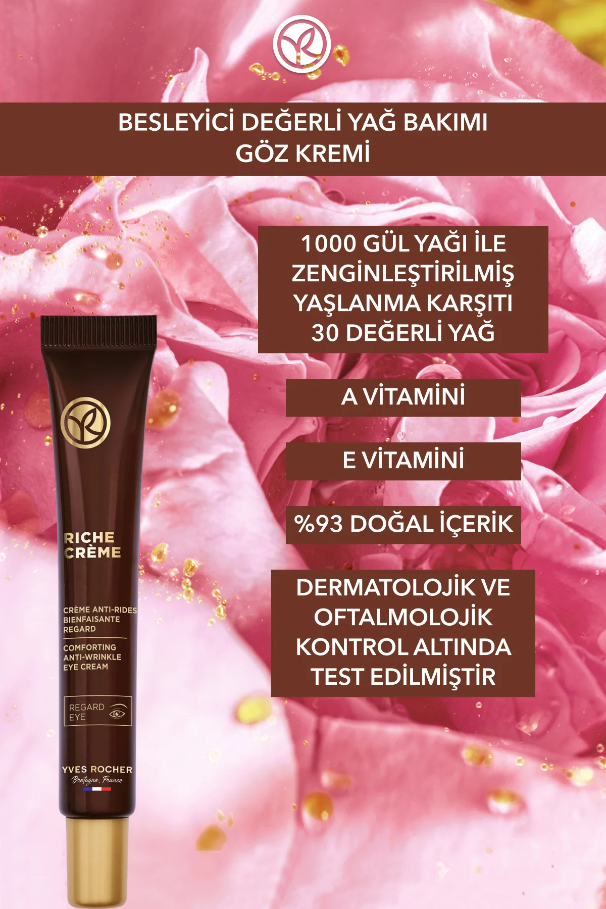 Göz Kremi - Besleyici Yaşlanma Karşıtı Değerli Yağ Bakımı / Riche Creme-14 ml-26499