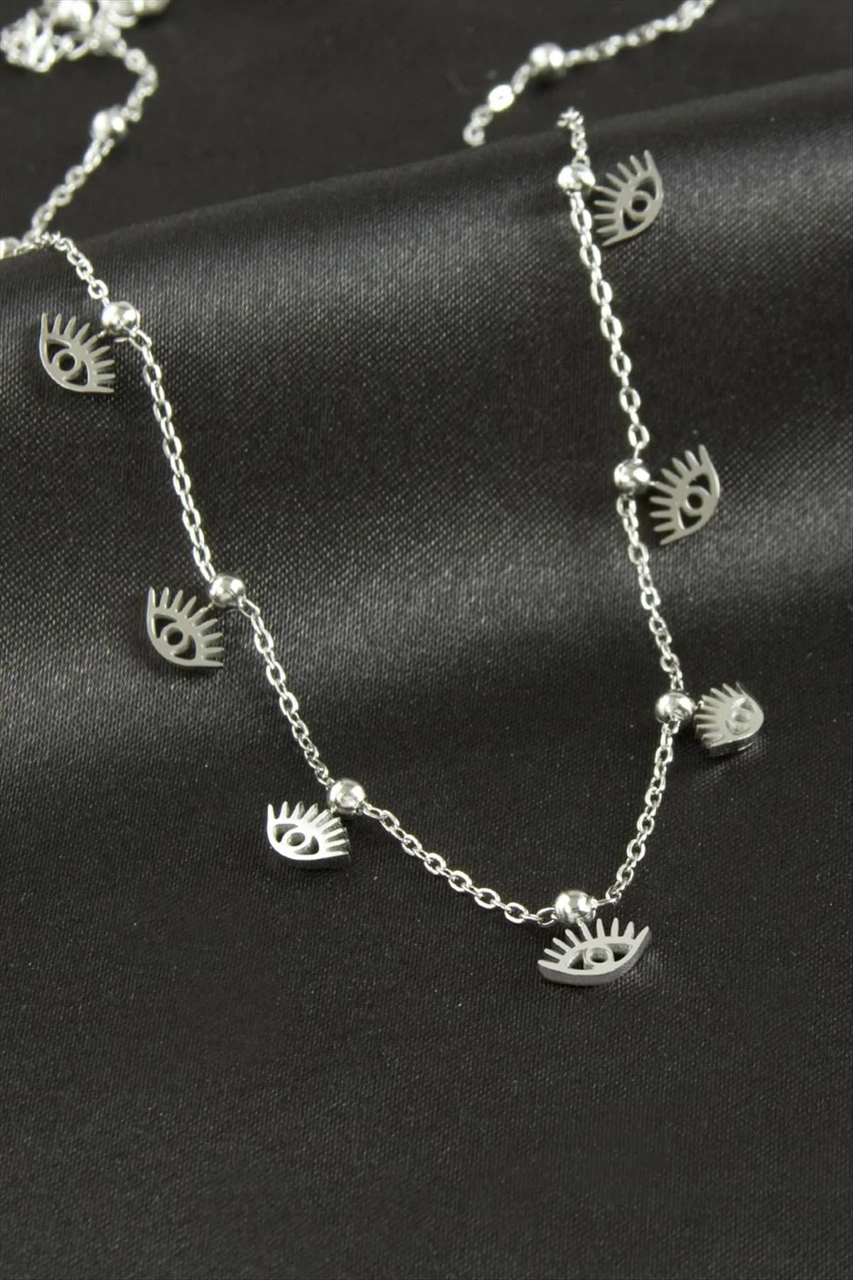 Göz Lüks Çelik Kolye