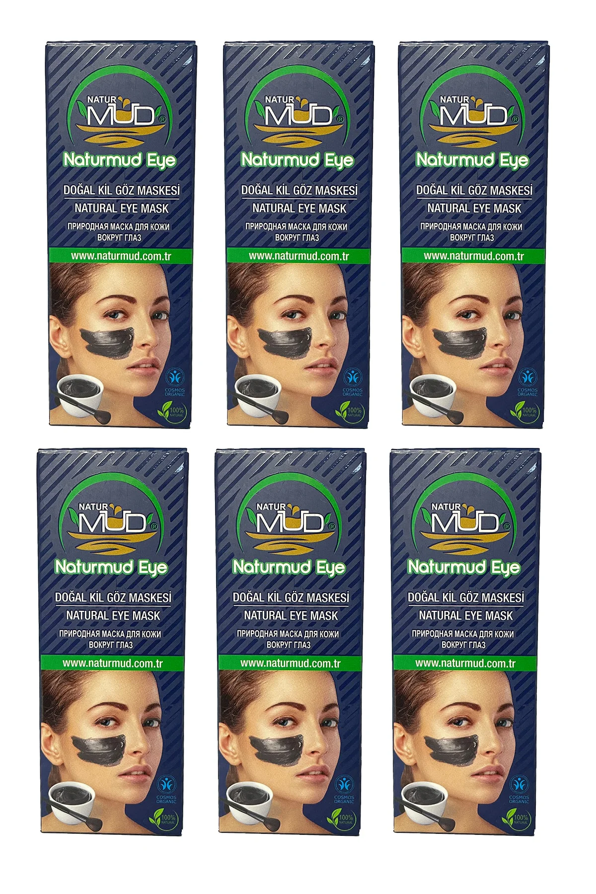 Göz Peloid Çamur Maske Peeling 6 Tüp 25 Ml