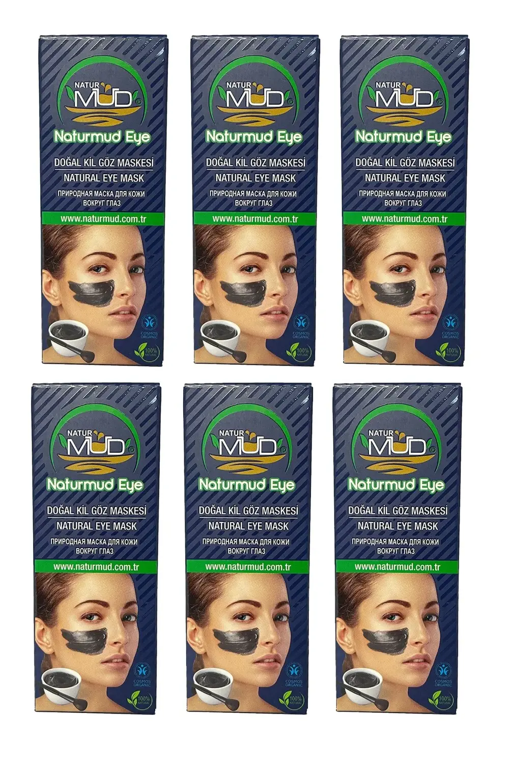 Göz Peloid Çamur Maske Peeling 6 Tüp 25 Ml