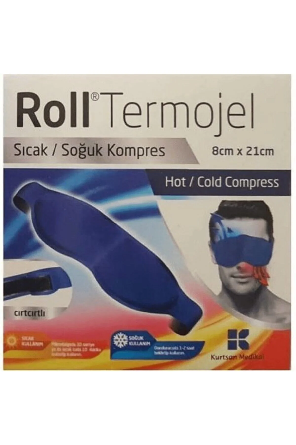 Göz Ve Çevresi Termojel Sıcak Soğuk Kompres 8x21 cm - Görsel 2