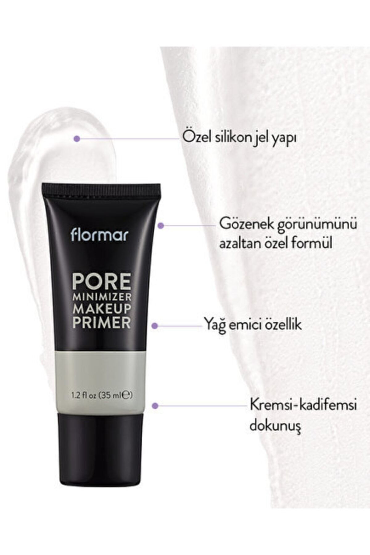 Flormar Gözenek Görünümü Önlemeye Yardimci Makyaj Bazi-Pore Minimizer Mak