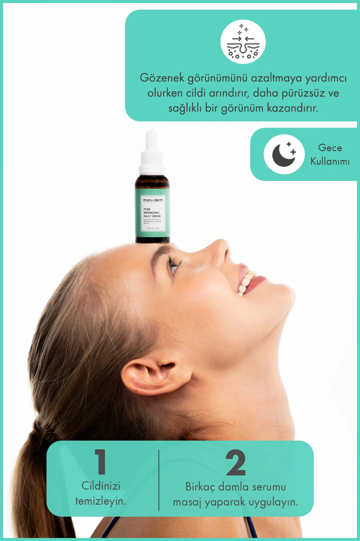 Gözenek Sıkılaştırıcı Bha Ve Peptit Cilt Bakım Serumu 30 ML