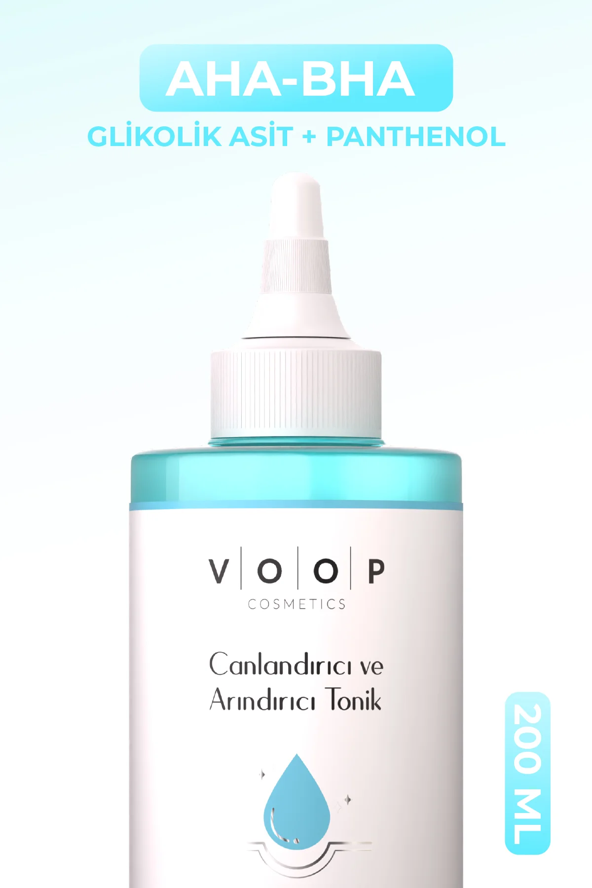Gözenek Sıkılaştırıcı Canlandırıcı Arındırıcı Siyah Nokta Karşıt Glikolik Salisilik Asit Tonik 200ml
