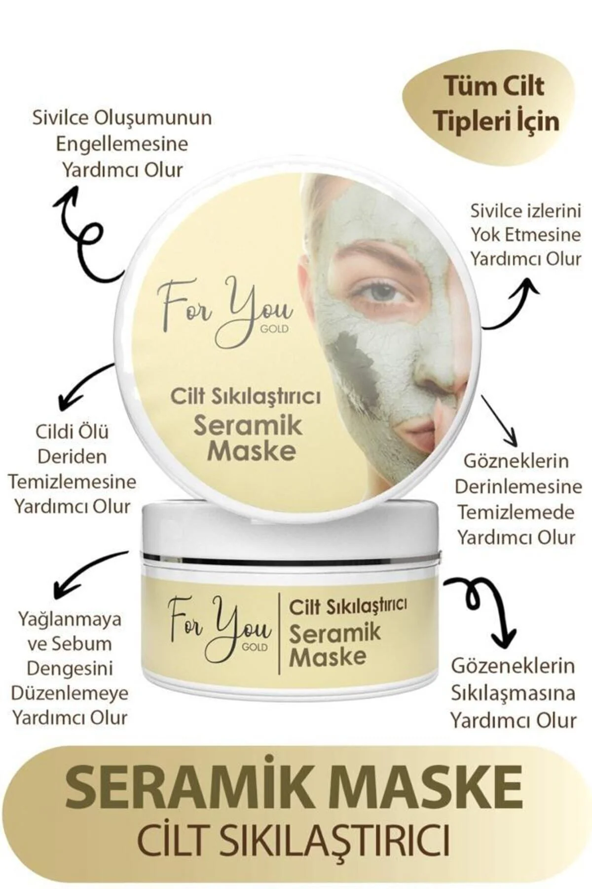 Gözenek Sıkılaştırıcı, Akne-sivilce Karşıtı, Cilt Sıkılaştırıcı, 