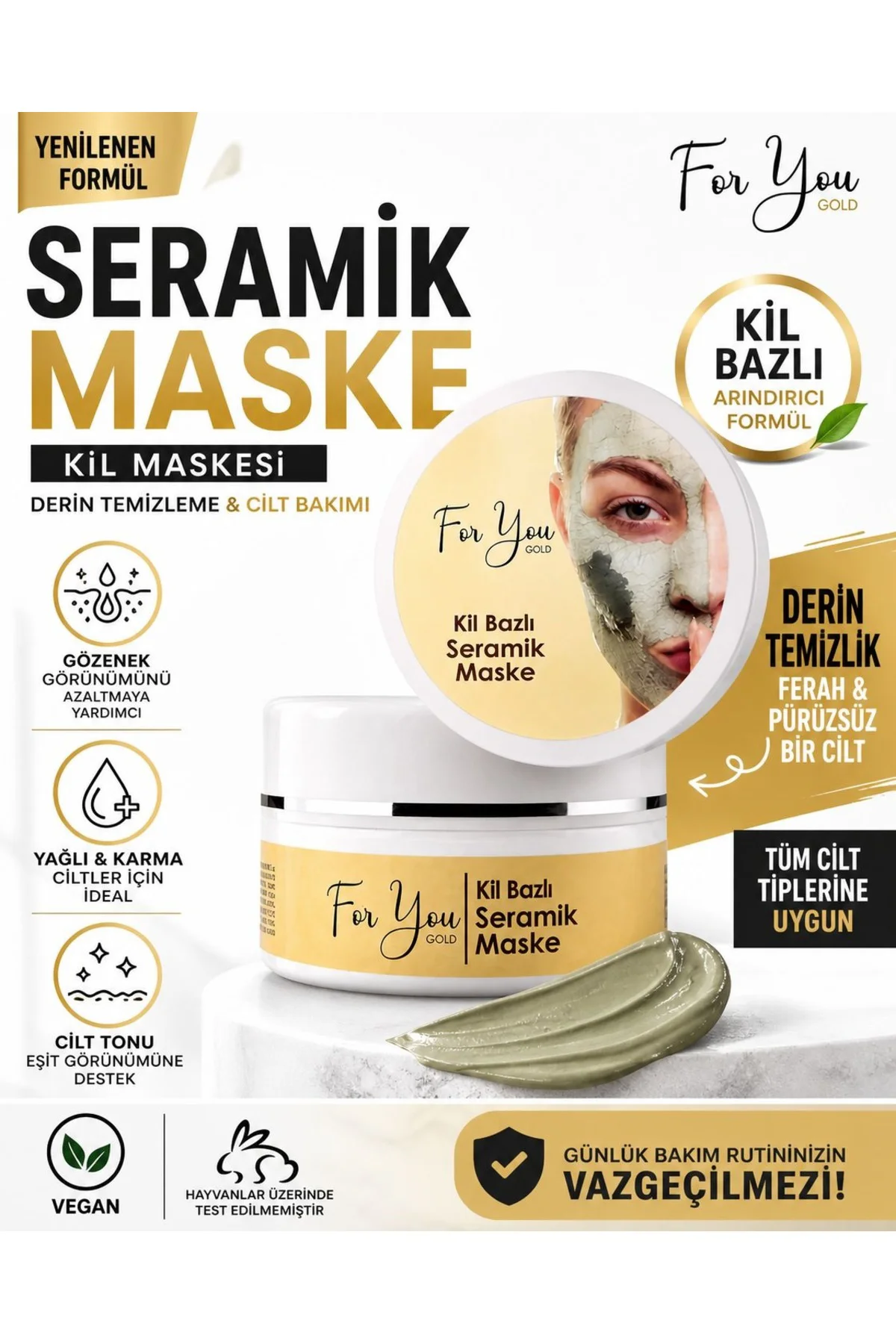 Gözenek Sıkılaştırıcı, Akne-sivilce Karşıtı, Cilt Sıkılaştırıcı, 