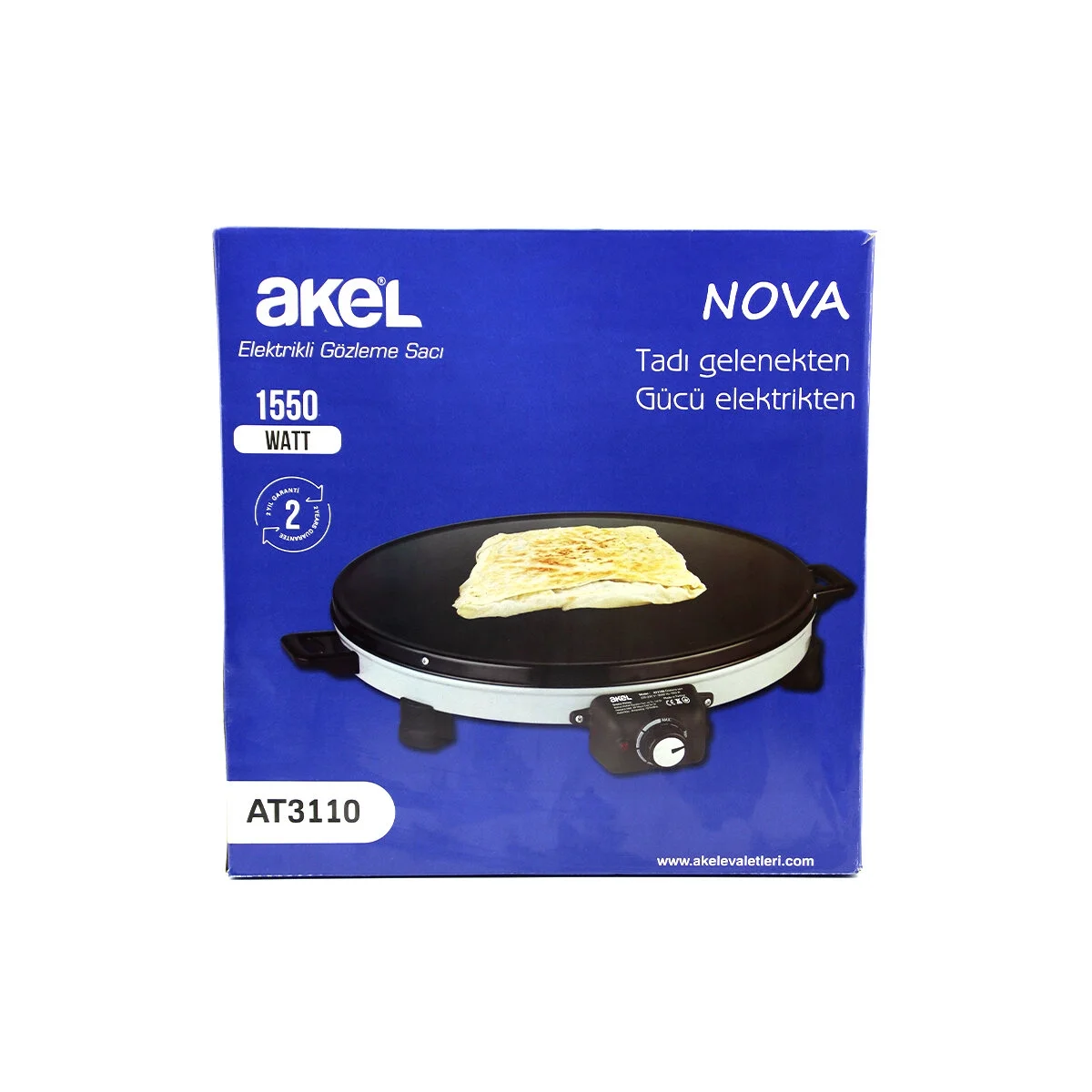 Gözleme Sacı Termostatlı 1550w 48x48x14cm