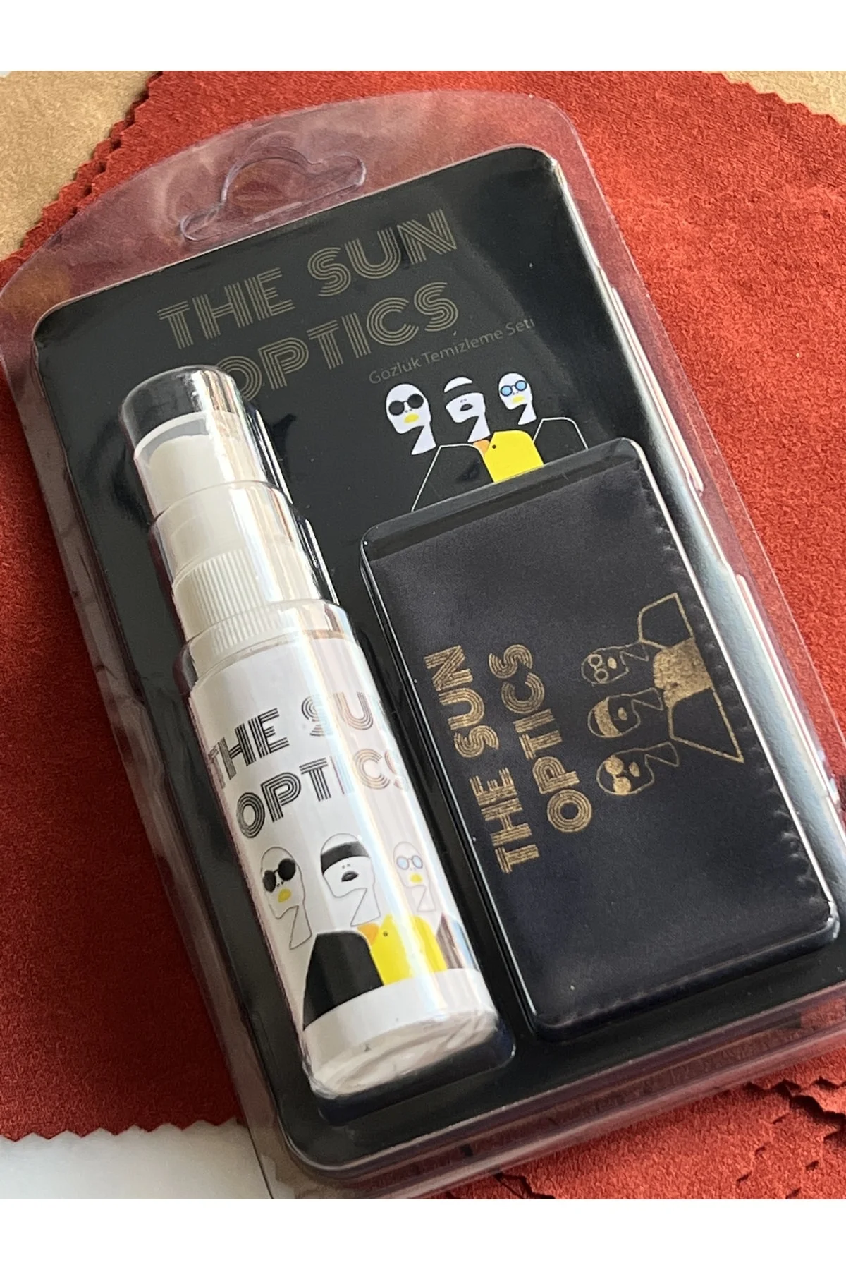 Gözlük Bakım Seti - 1 Mikrofiber Temizlik Bezi, 1 Gözlük Temizlem