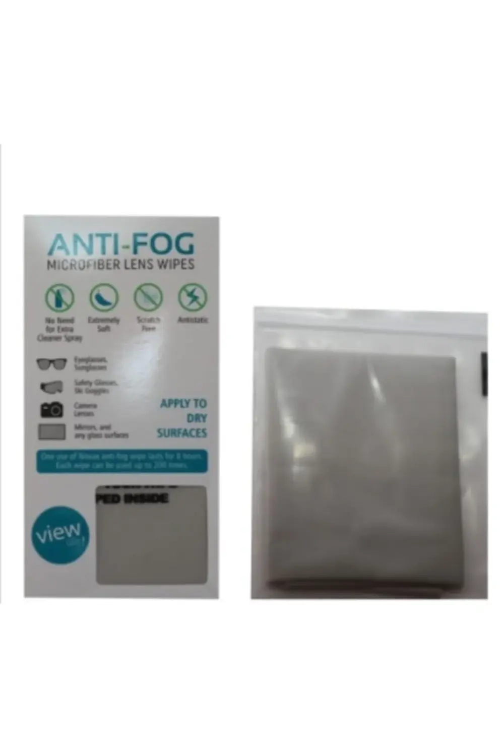 Gözlük Buğu Buhar Önleyici Antifog Bez