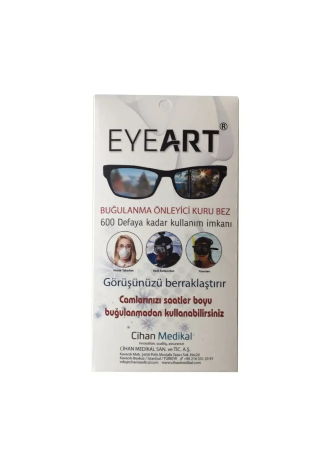 Gözlük Buğu, Buhar Önleyici Kuru Silme Bezi | West Optik