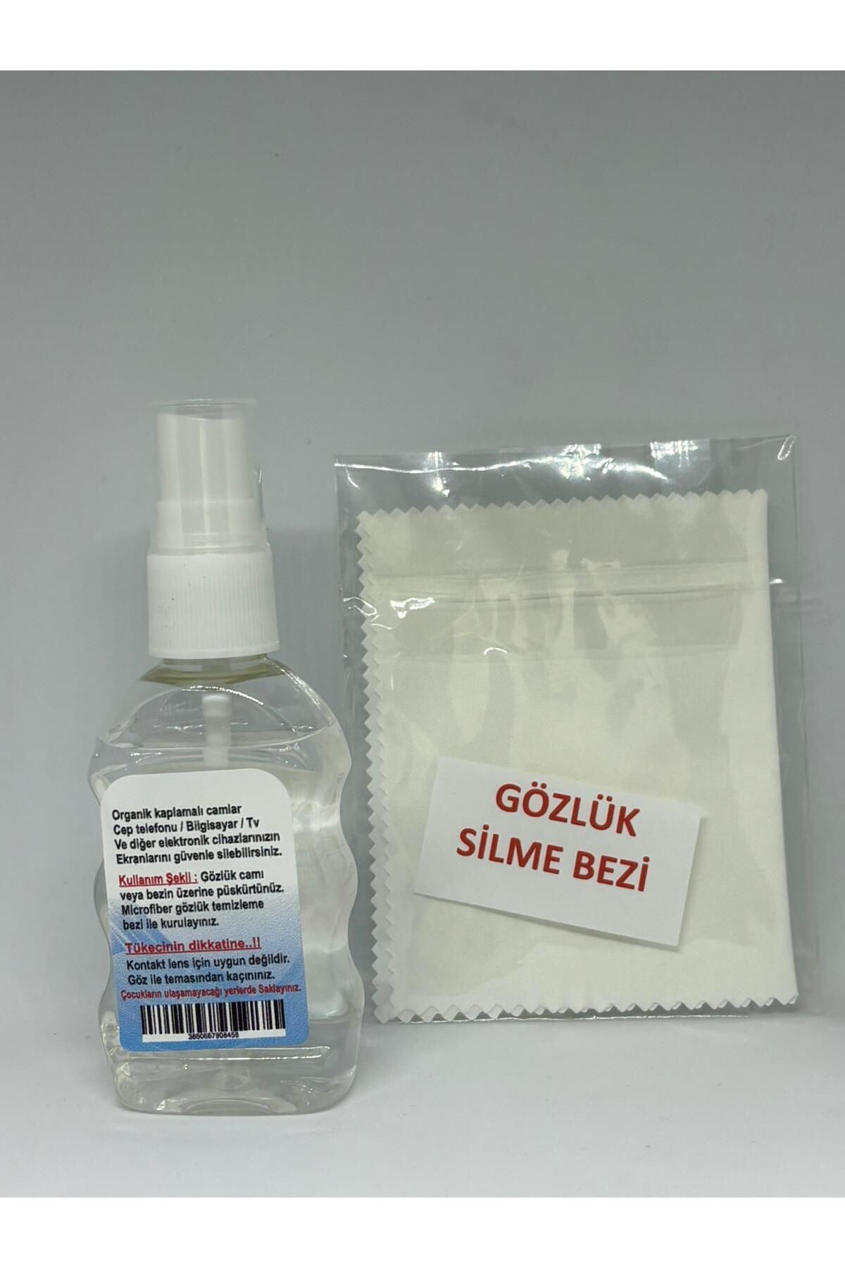 Sateknoloji Gözlük Cami Temizleme Solüsyonu 50Ml Ve Ufak Boy Silme Bezi