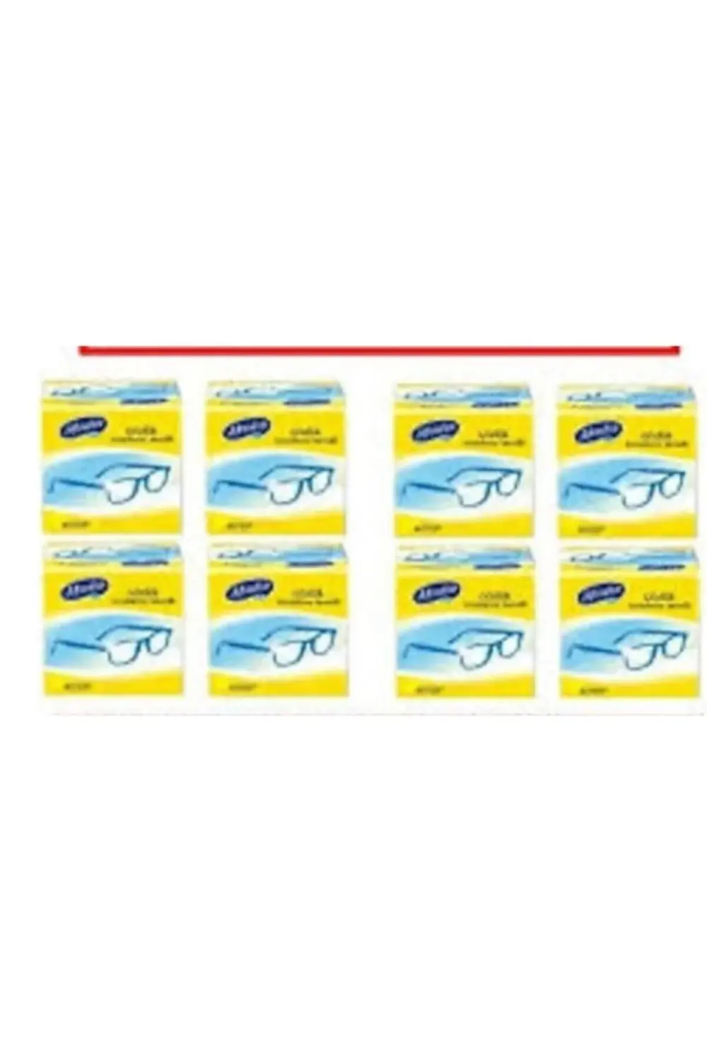 Gözlük Ekran Kask Temizleme Mendili 40'lı 8 Adet