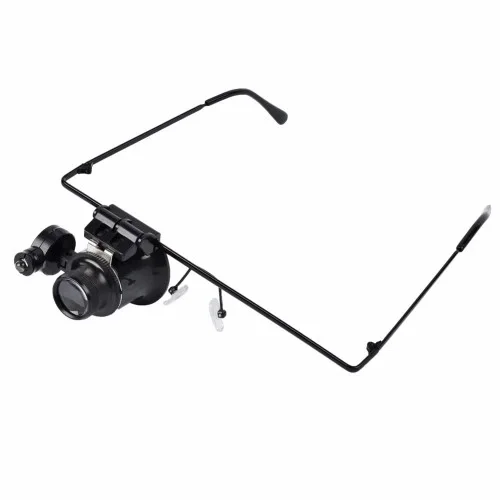 Gözlük Model 20x16mm Optik Lens Led Işık Monoküler Büyüteç Gözlük Model 20x16mm Optik Lens Led Işık Monoküler Büyüteç