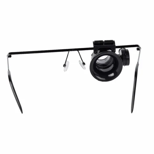 Gözlük Model 20x16mm Optik Lens Led Işık Monoküler Büyüteç Gözlük Model 20x16mm Optik Lens Led Işık Monoküler Büyüteç