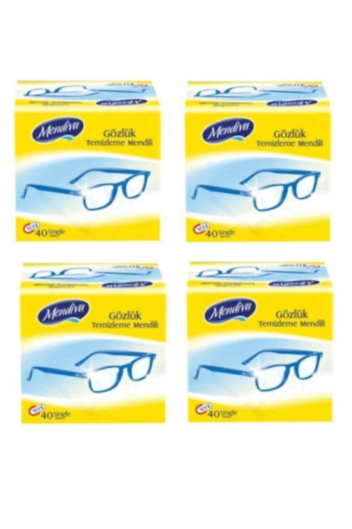 Cool Gözlük Temizleme Bezi (İslak Mendil) 40'Li 4 Paket