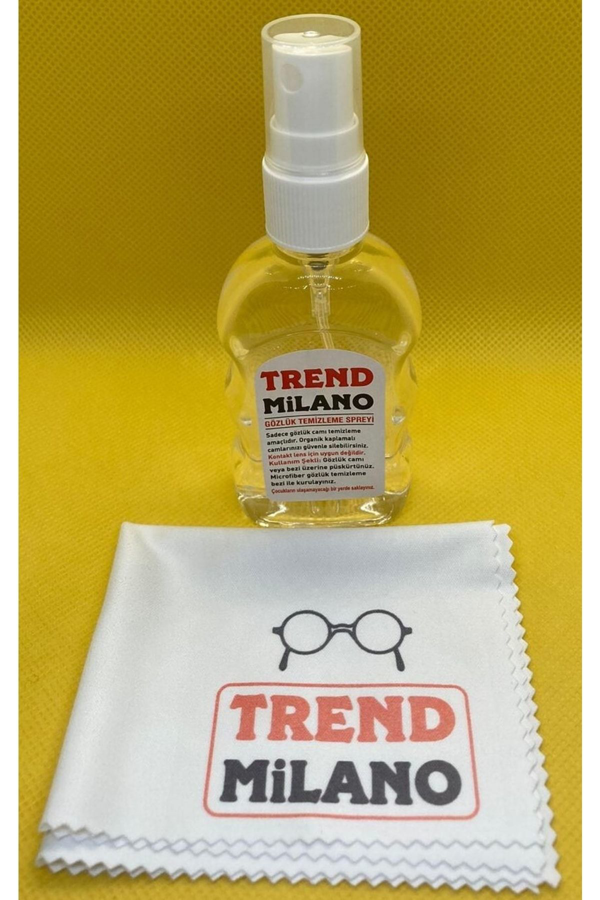 Trendmilano Gözlük Temizleme Antistatik Solusyon Sprey Set