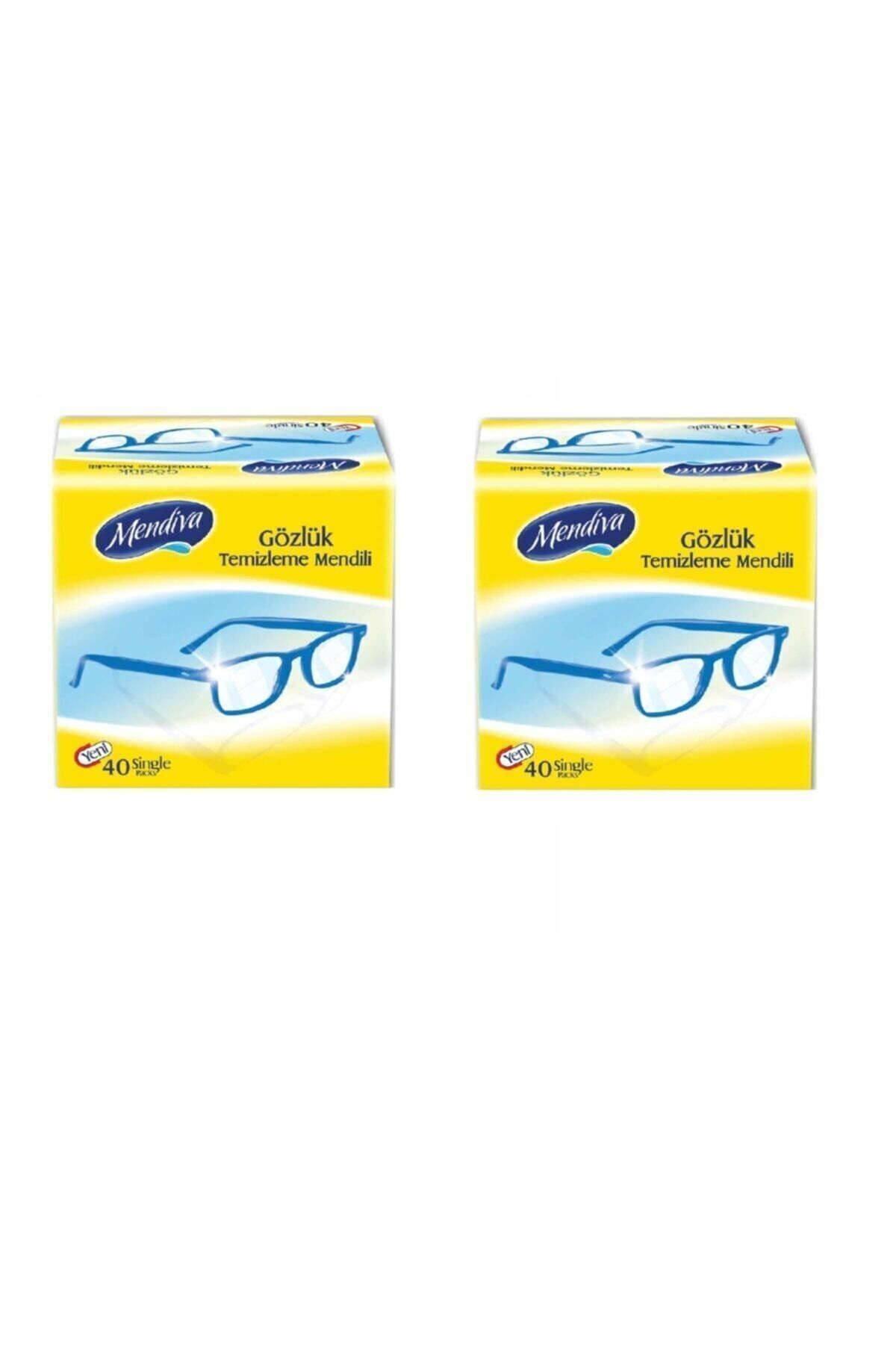 Mendiva Gözlük Temizleme Mendili 40'Li X 2 Adet