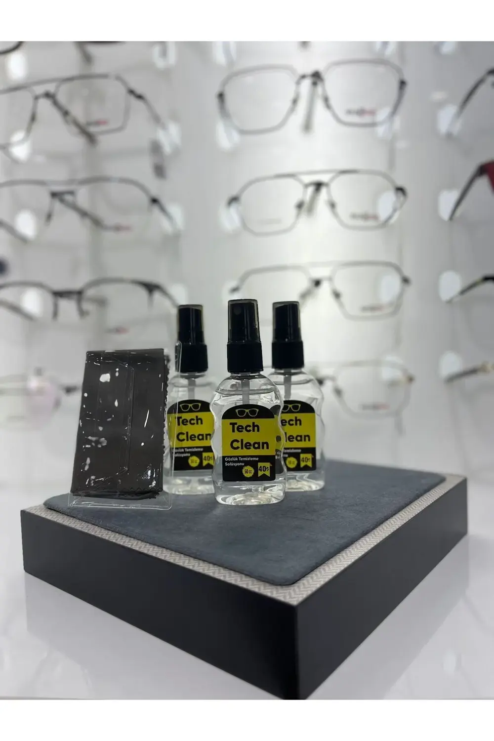 Gözlük Temizleme Solüsyonu Micro Fiber Bez