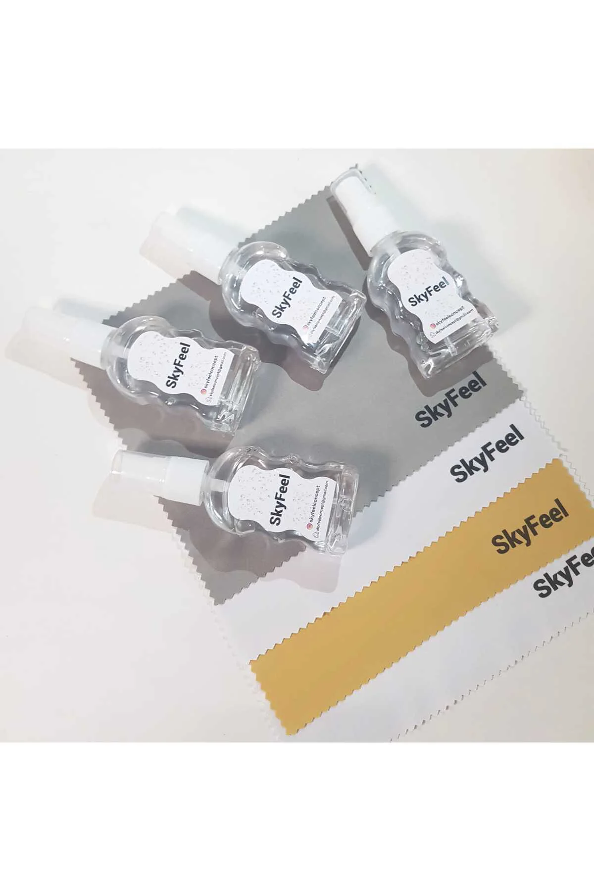 Gözlük Temizleme Spreyi 4 Adet + Mikrofiber Gözlük Temizleme Bezi