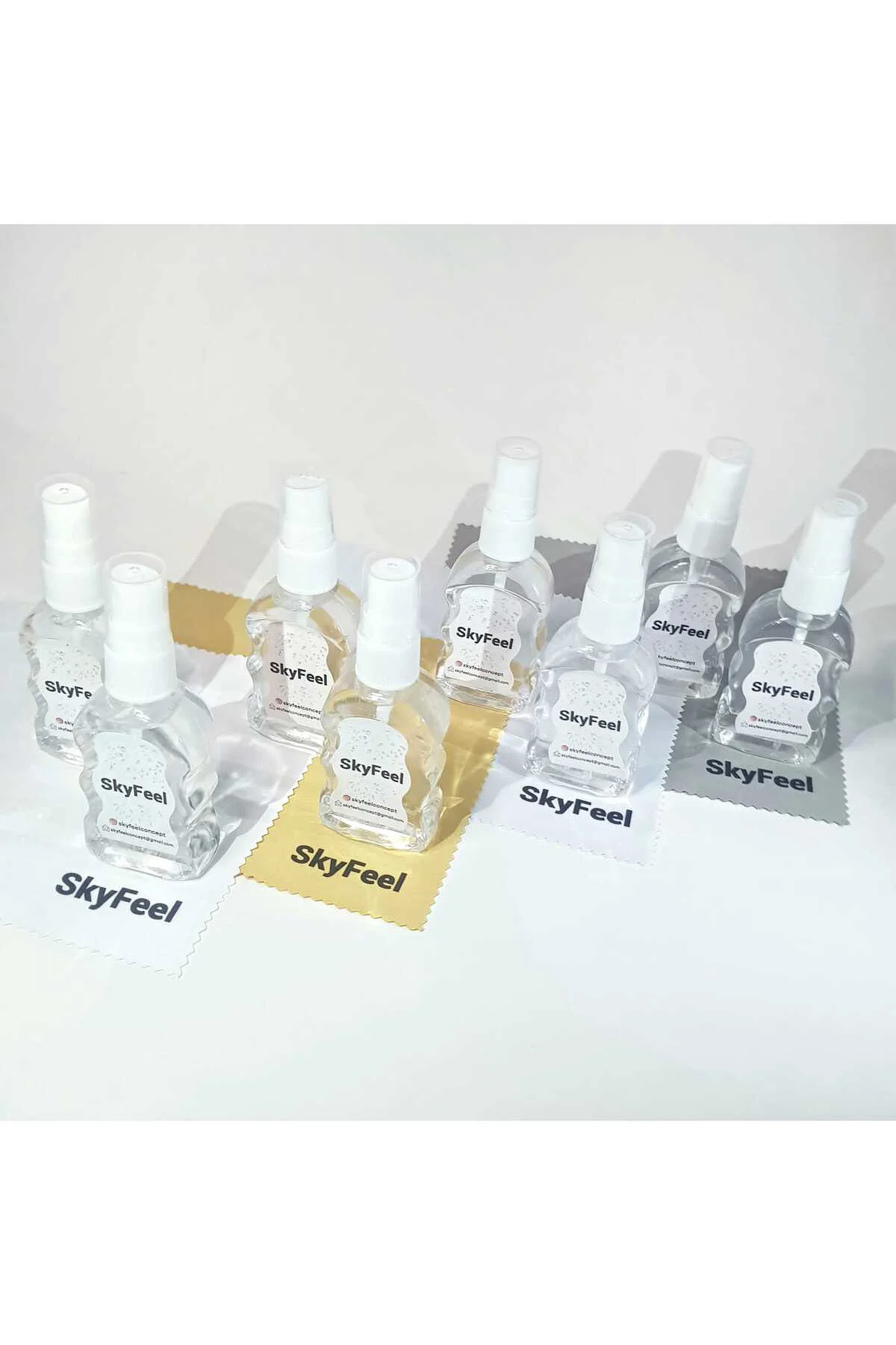 Gözlük Temizleme Spreyi 8ADET + Mikrofiber Gözlük Temizleme Bezi 