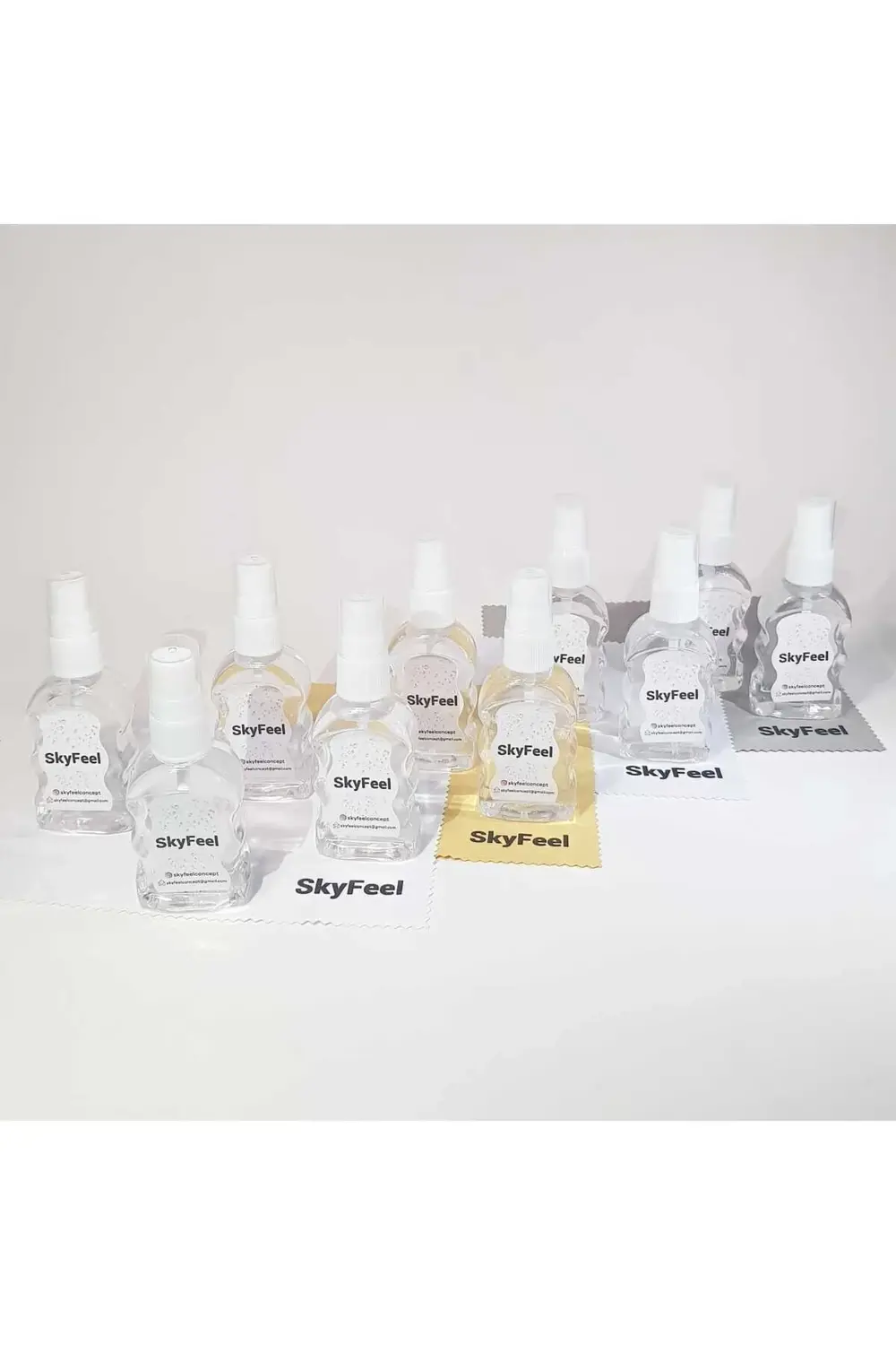 Gözlük Temizleme Spreyi 10 Adet + Mikrofiber Gözlük Temizleme Bez