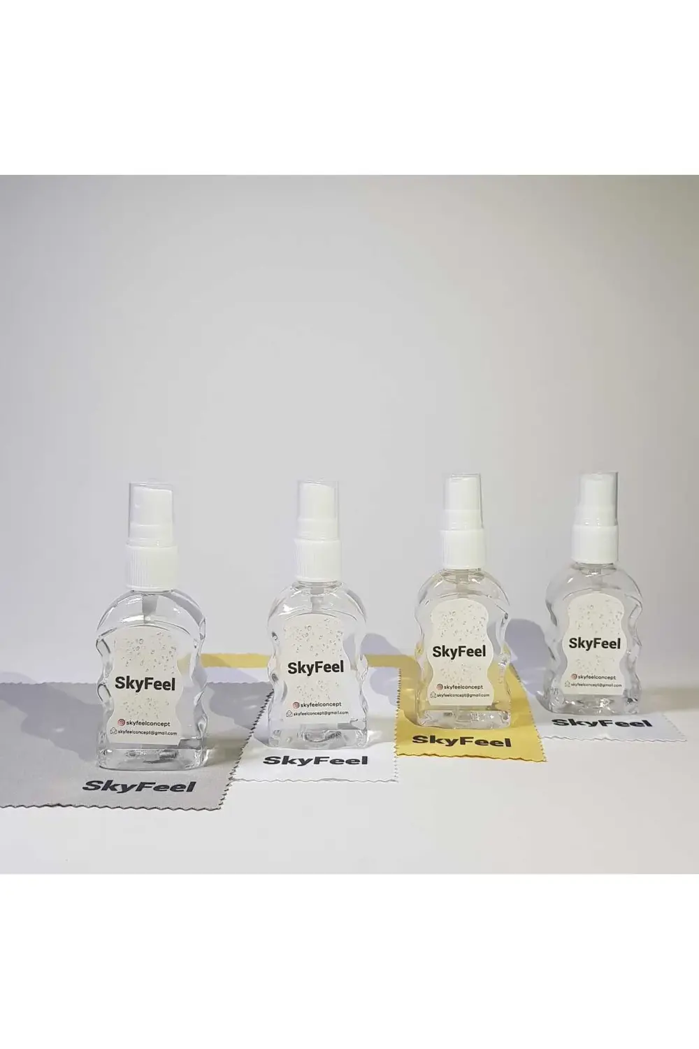 Gözlük Temizleme Spreyi 4 Adet + Mikrofiber Gözlük Temizleme Bezi