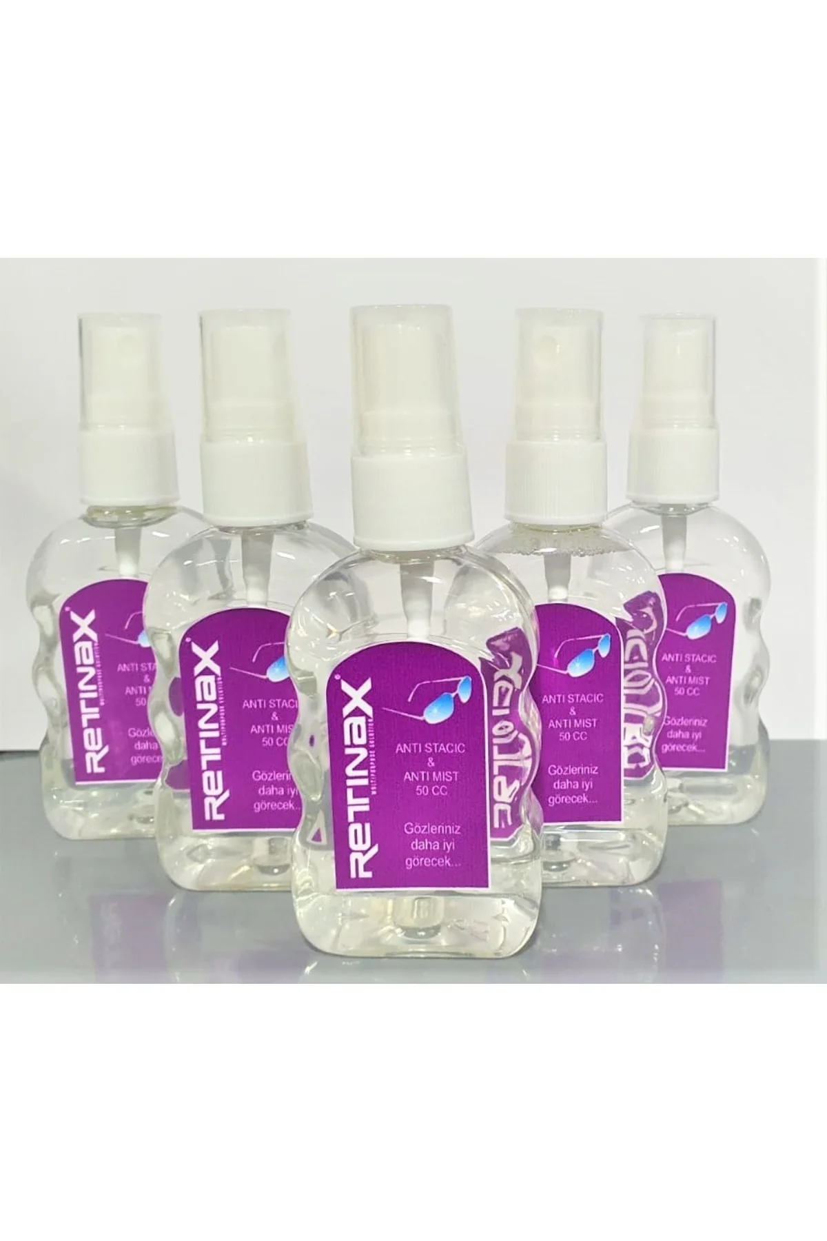 Gözlük Temizleme Syprayi- 5'li Paket Bez Hediyeli