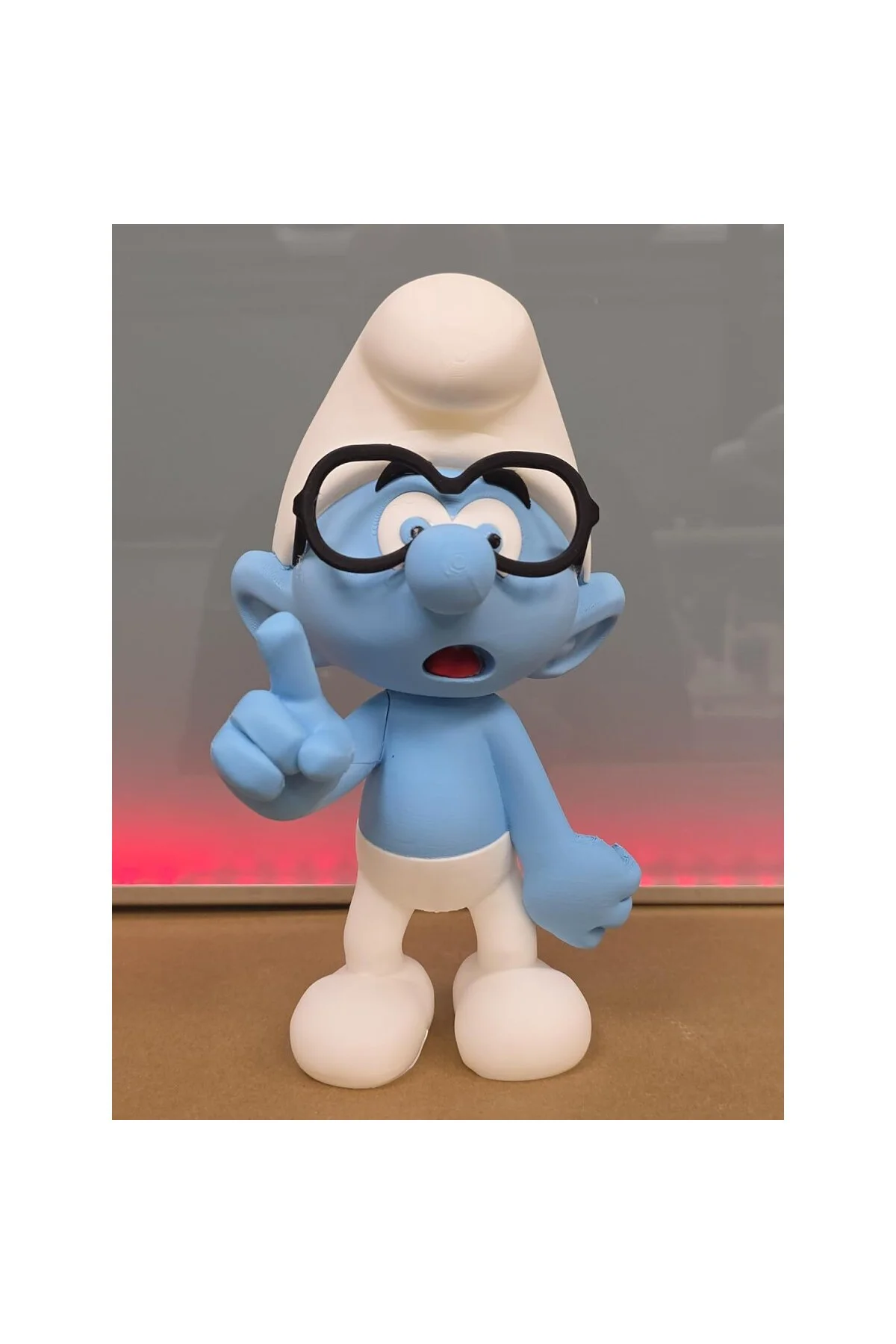 Gözlüklü Şirin 3D Figür 24 cm