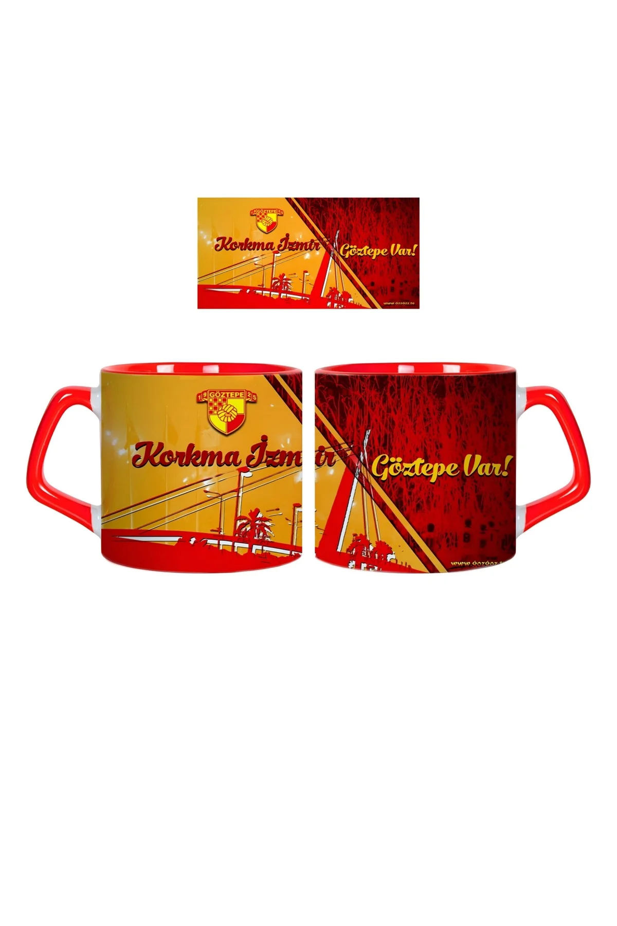 Göztepe Spor Kupa Bardak | Tek Adet 0174