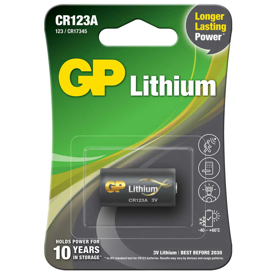 GP CR123A 3V Lityum Pil Fiyatı, Yorumları ve Özellikleri