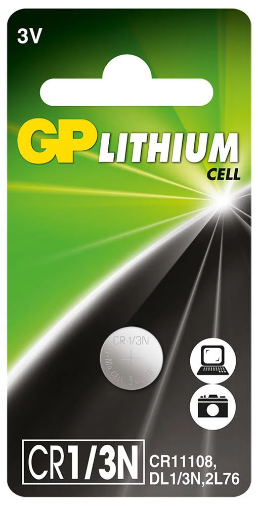 GP GPCR1-3N 3V CR11108-2L76-DL1-3N Lityum Cell Hafıza Düğme Pil T