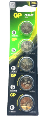 GP LITHIUM CR-2032-2CPU5 PARA PİLİ 3V 5Lİ KART