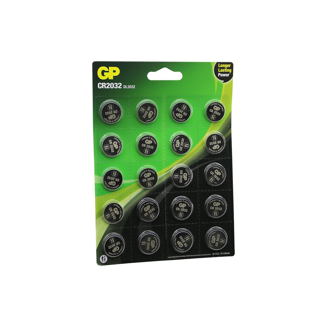 GP LITHIUM CR-2032 DL-2032 PARA PİLİ 3V 20Lİ KART (4741)