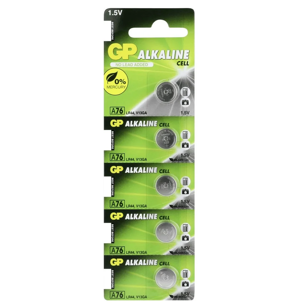 GP LR44 A76 1.5V lin Pil 5'li Paket