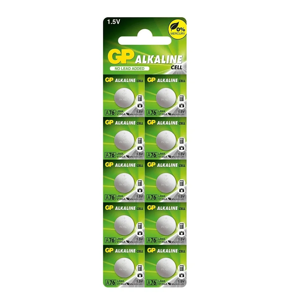 GP LR44 A76 1.5V lin Pil 10'lu Paket