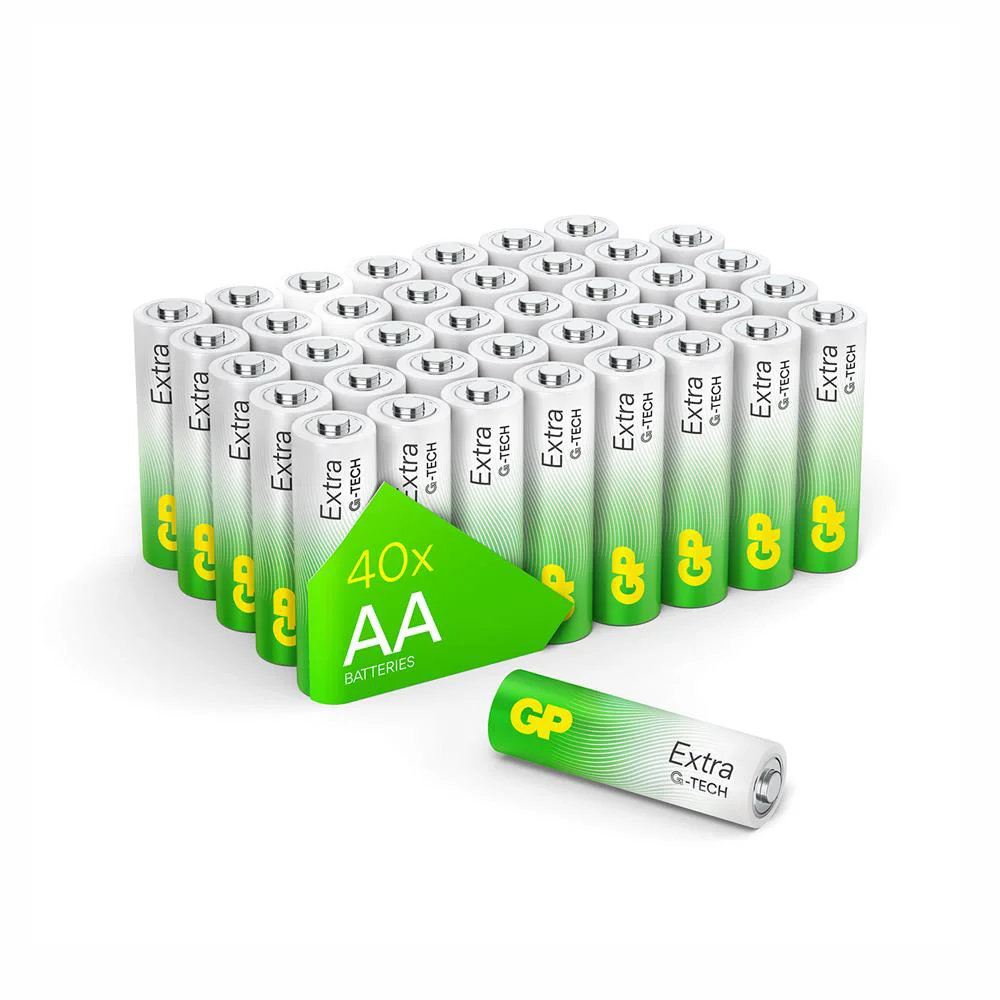 Gp R6 AA Boy Extra Alkalin Kalem Pil 40lı Paket GP15AXETA21-2ECSW