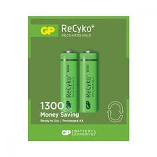 GP RECYKO 1300mAh AA ŞARJLI KALEM PİL 132C133 2Lİ KART GP RECYKO 1300mAh AA ŞARJLI KALEM PİL 132C133 2Lİ KART