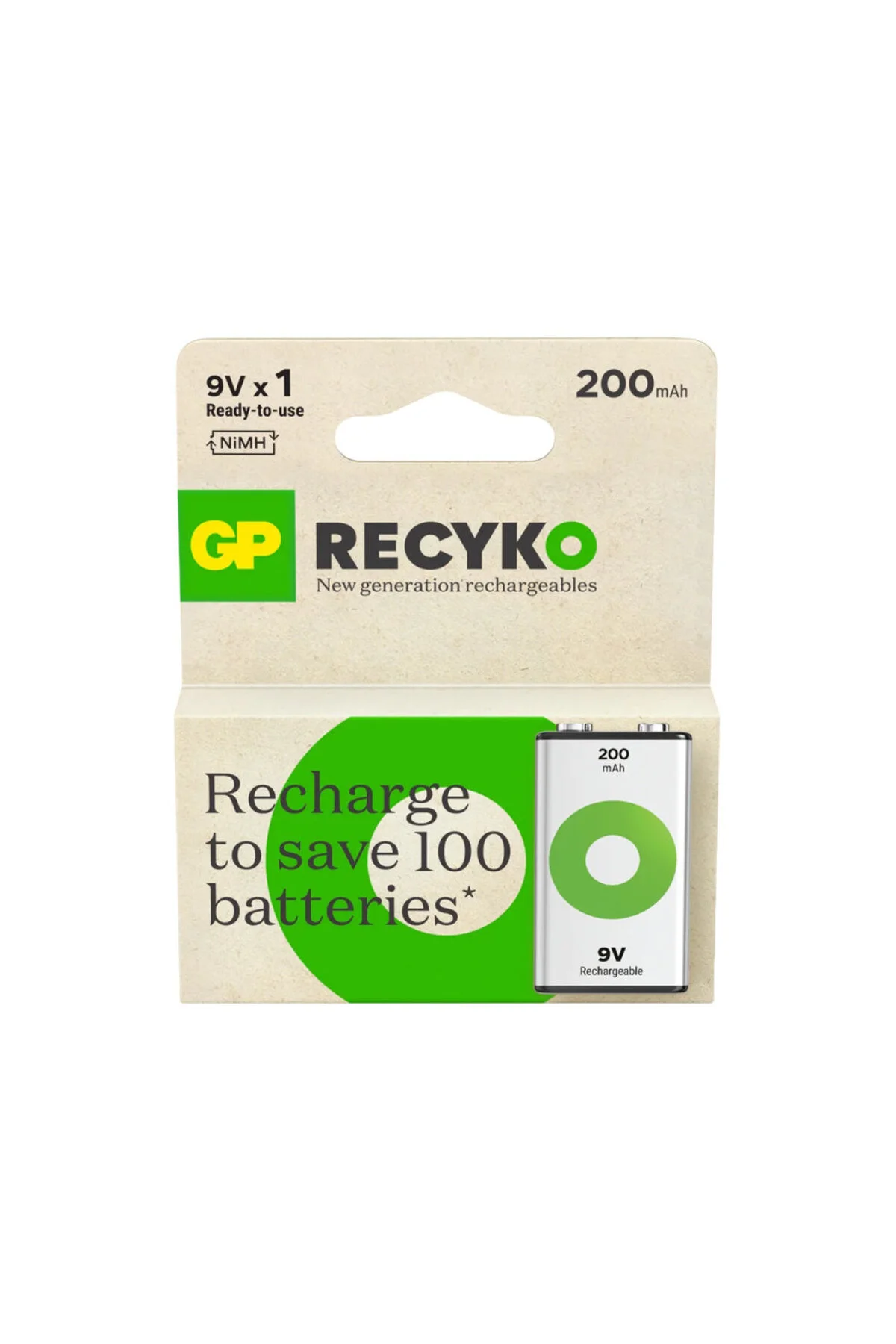 GP Recyko 9V 200mAh Şarj Edilebilir Pil – Güvenilir, Uzun Ömürlü ve Ekonomik Enerji Çözümü GP Recyko 9V 200mAh Şarj Edilebilir Pil – Güvenilir, Uzun Ömürlü ve Ekonomik Enerji Çözümü