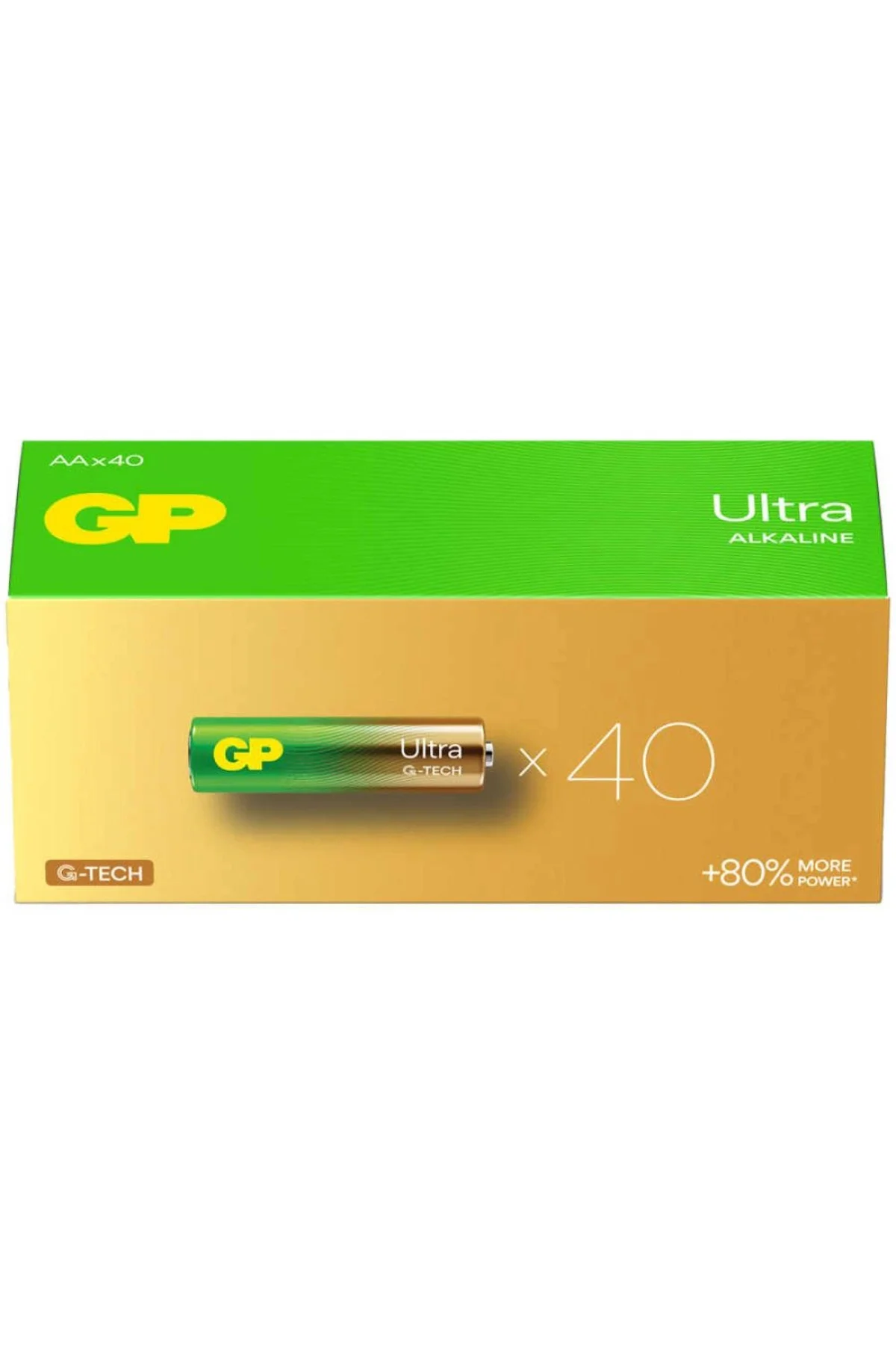 Gp Ultra Alkalin Aa Kalem Pil 40'Lı Paket Gp Ultra Alkalin Aa Kalem Pil 40'Lı Paket