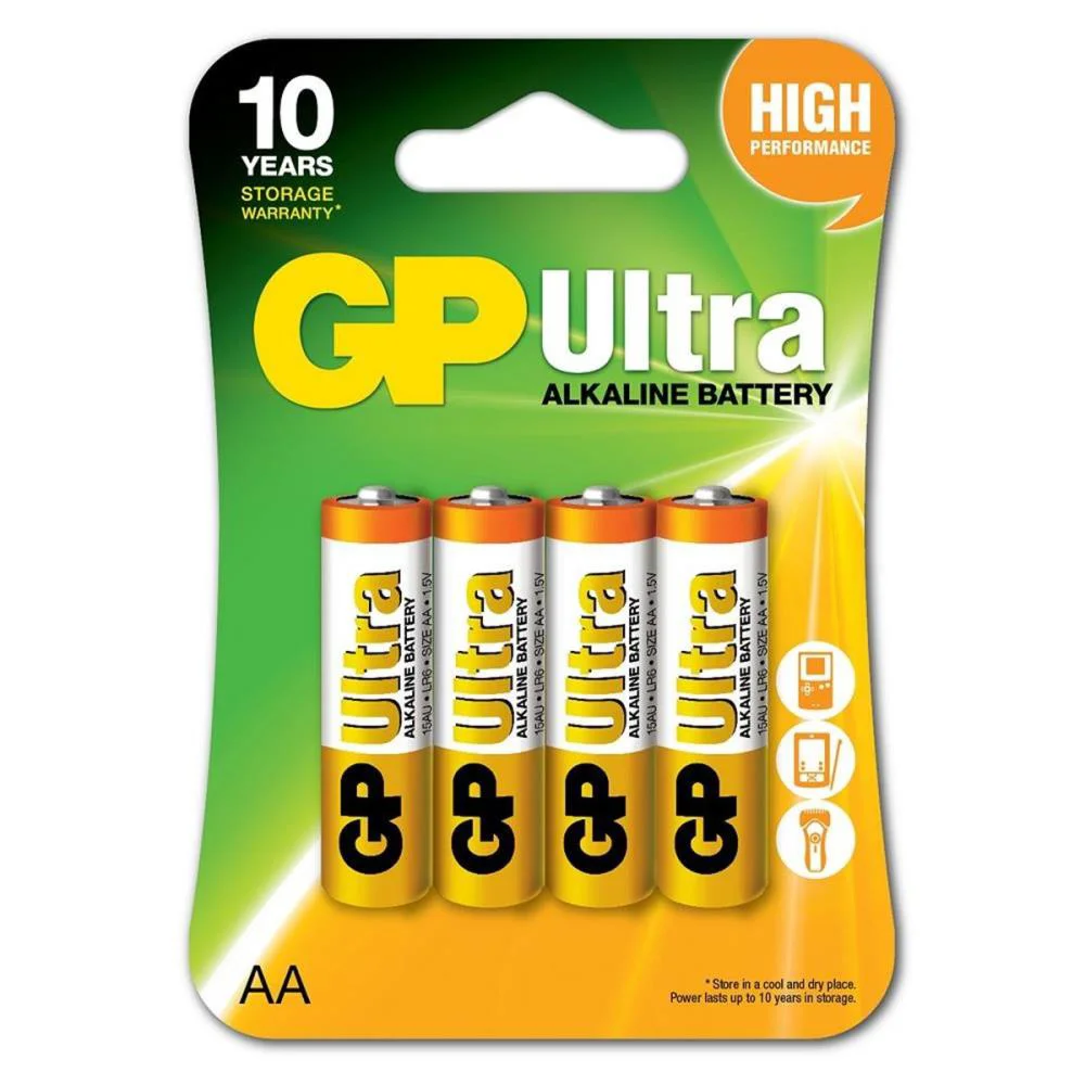GP Ultra lin AA Kalem Pil 4lü