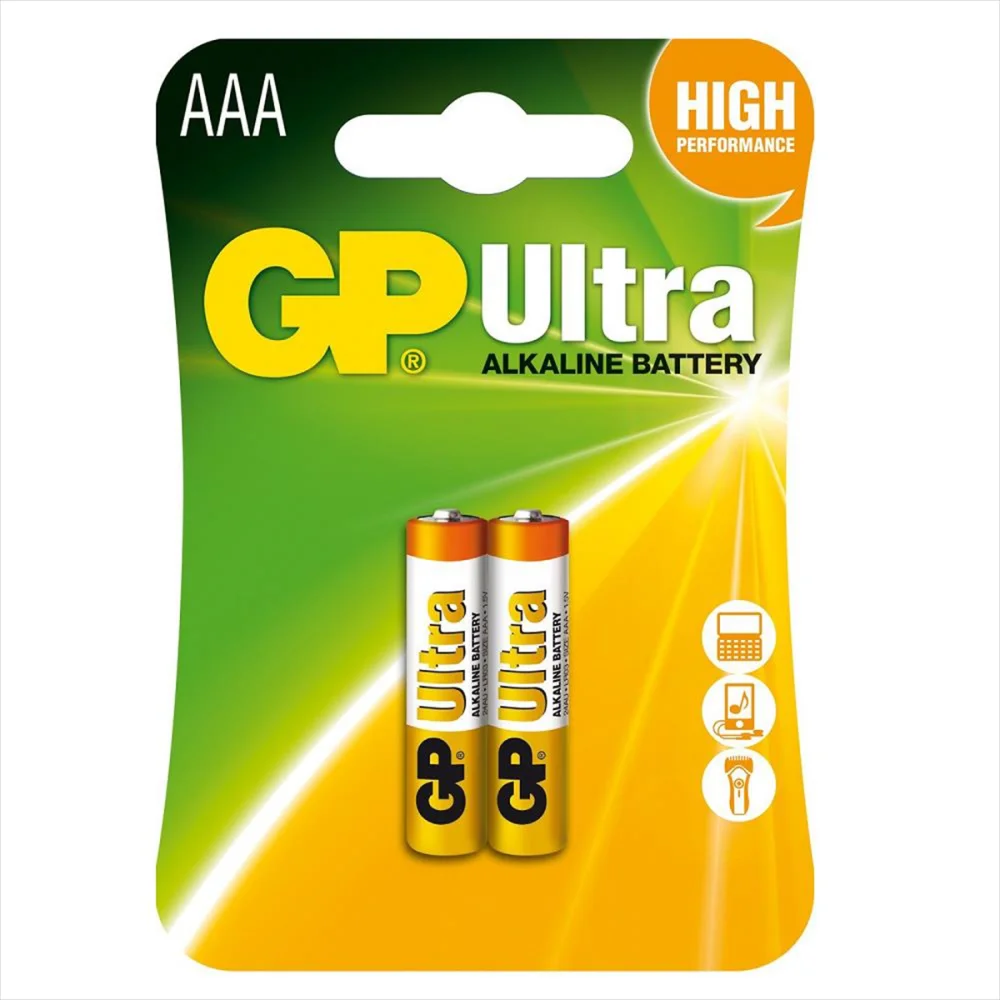 GP Ultra lin AAA İnce Kalem Pil 2li