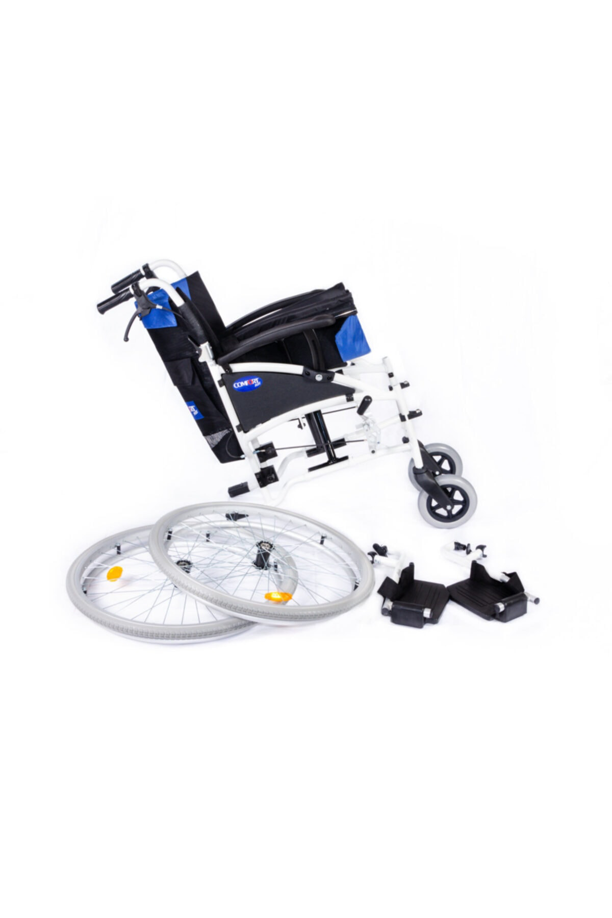 Gpro Alüminyum Özellikli Hafif Refakatçı Frenli Tekerlekli Sandal