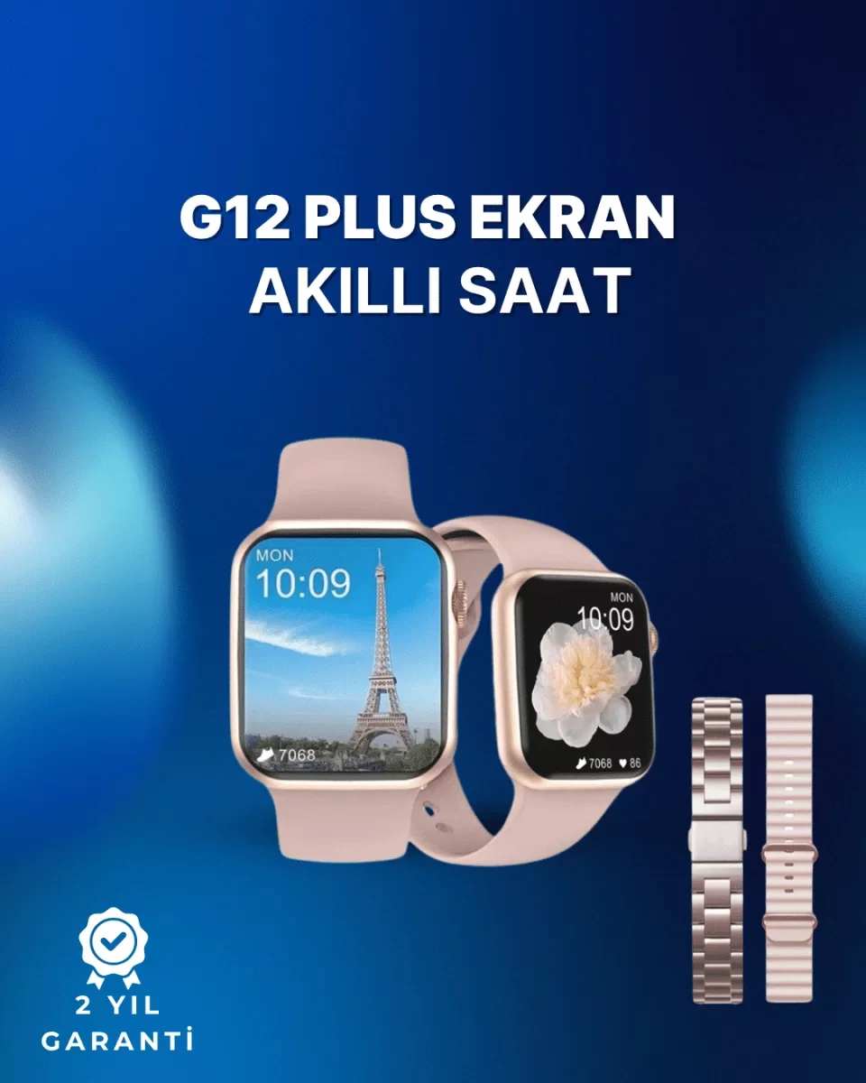 GPS Destekli Akıllı Saat – Nabız, Uyku ve Adım Takibi, Sesli Görü