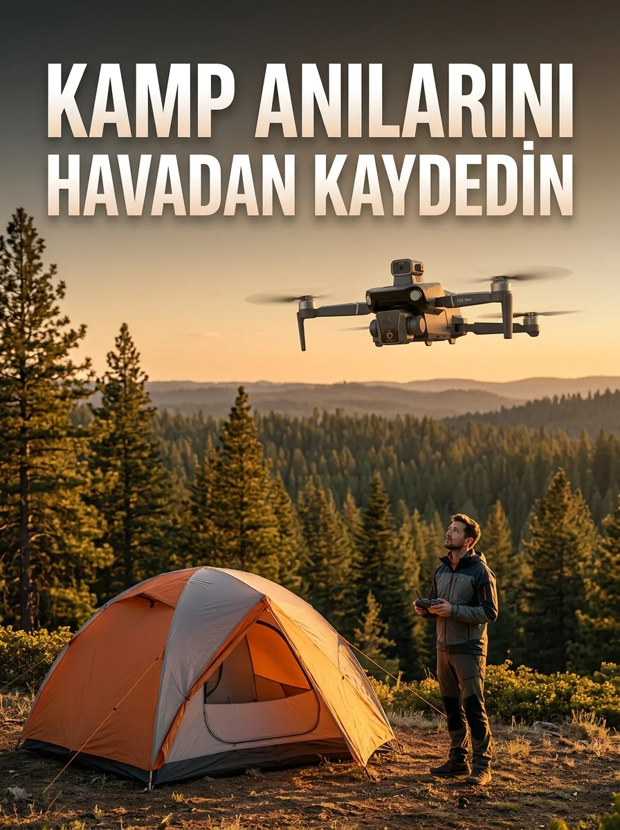 GPS Destekli Katlanabilir Çift Kameralı Drone Ekranlı Kumandalı Fiyatı, Yorumları ve Özellikleri