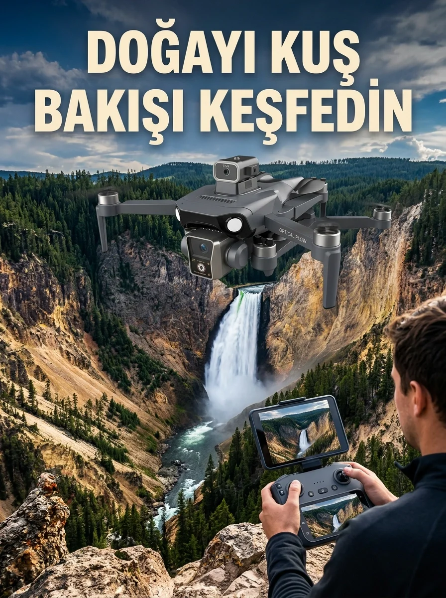 GPS Konumlandırmalı Çift Kameralı Drone Canlı Görüntü Aktarımlı Fiyatı, Yorumları ve Özellikleri