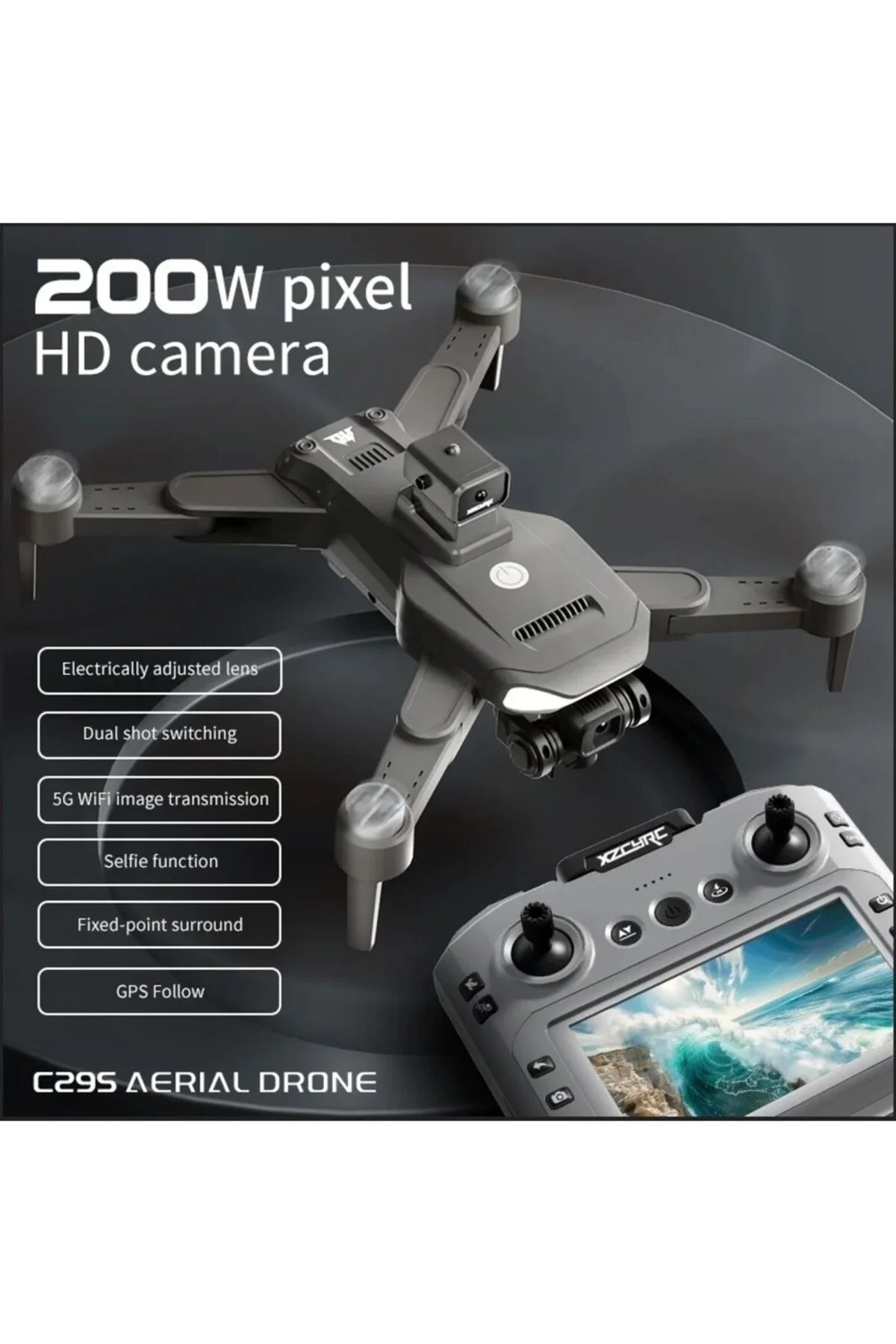 GPS ve Brushless Motorlu 4K Çift Kameralı Drone ile Geniş Menzilde Profesyonel Çekimler