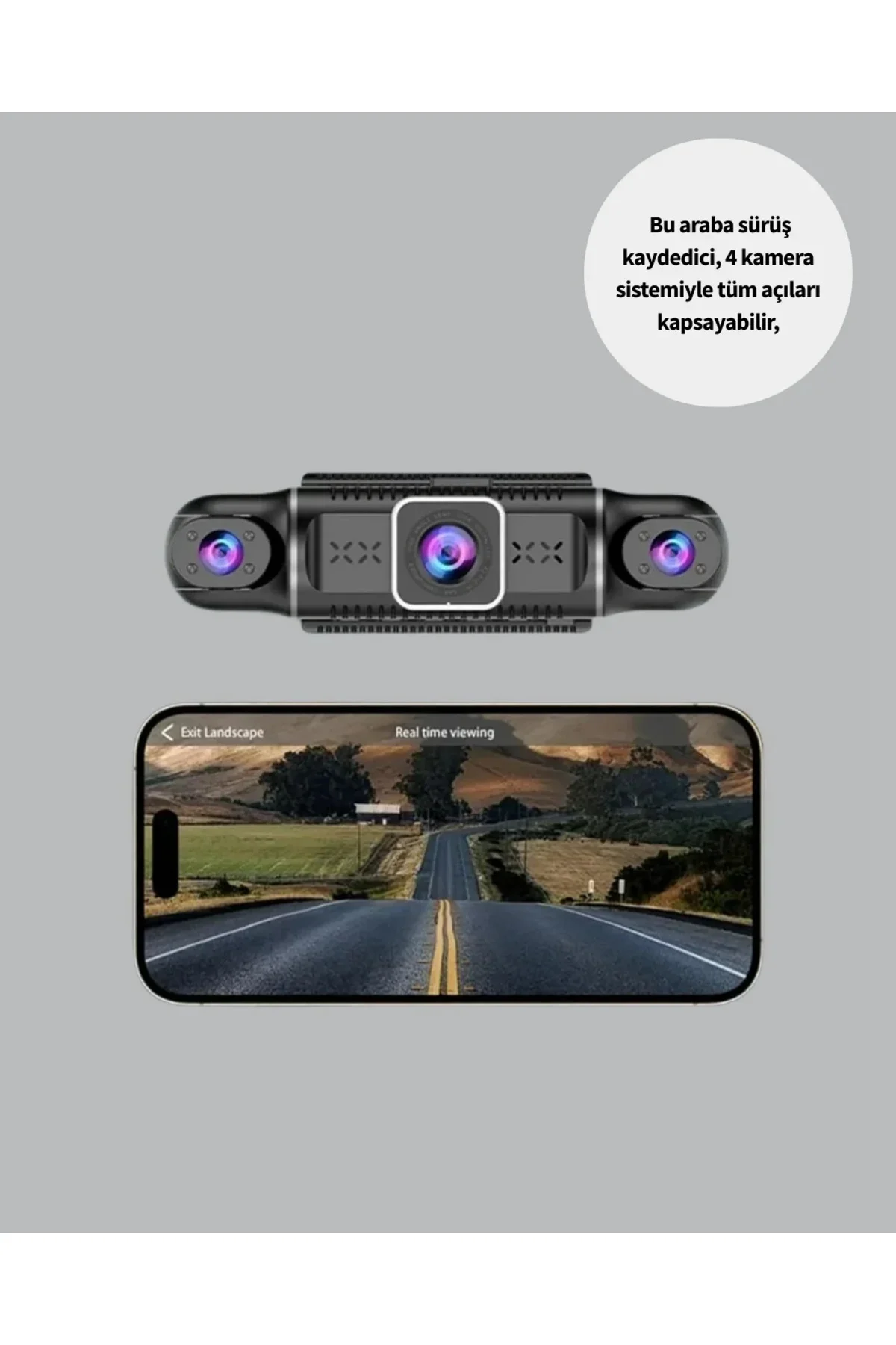 GPS’li 4 Kameralı Araç İç Dış Kayıt Siste 1080P WiFi Destekli GPS’li 4 Kameralı Araç İç Dış Kayıt Siste 1080P WiFi Destekli