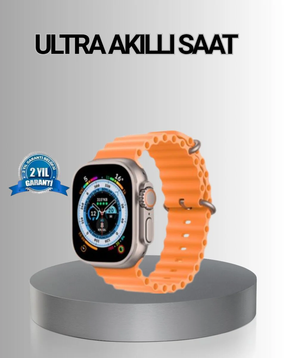 GPS'li Akıllı Saat – Nabız, Uyku ve Adım Takibi Suya Dayanıklı