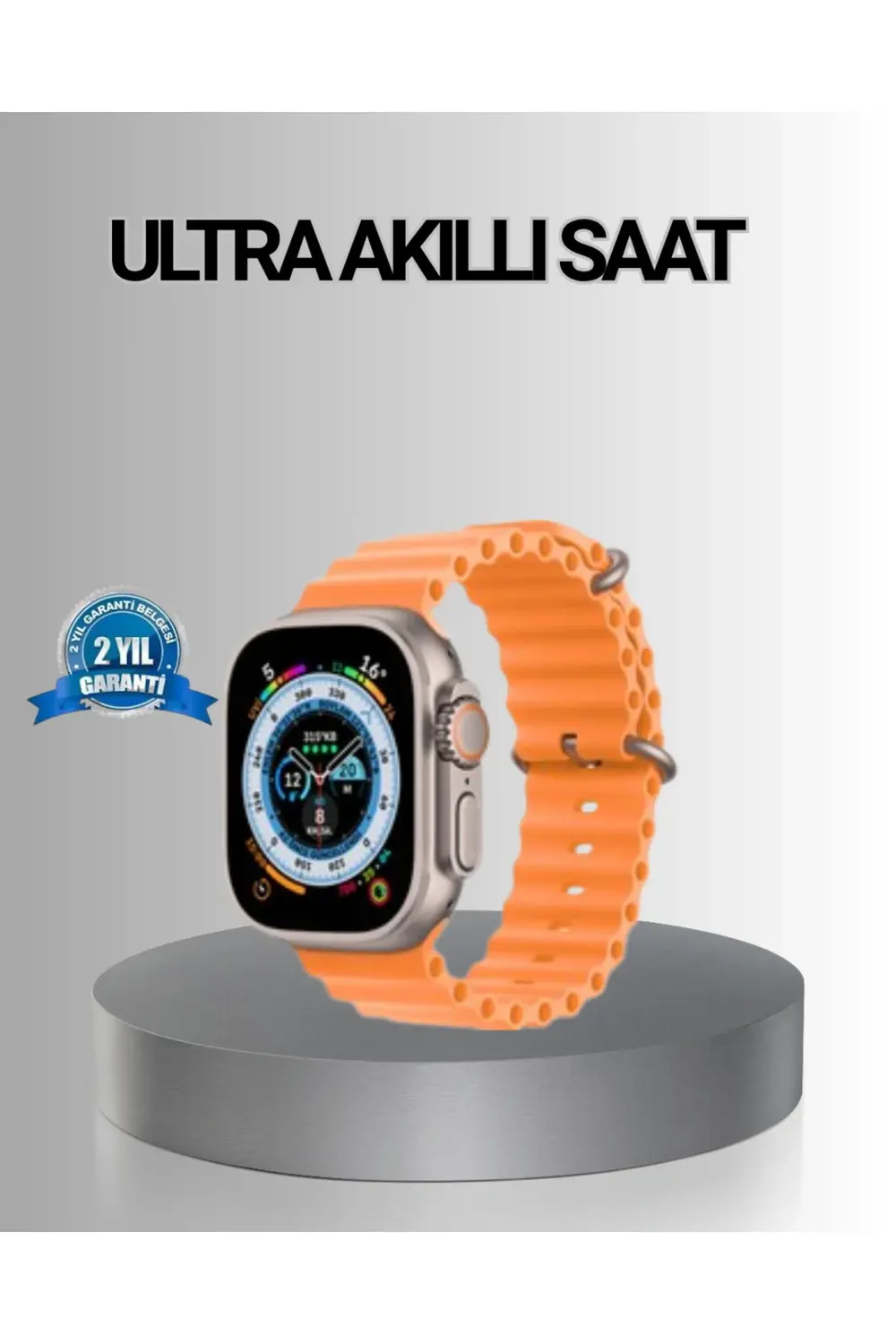 GPS’li Akıllı Saat – Nabız, Uyku ve Adım Takibi, Suya Dayanıklı